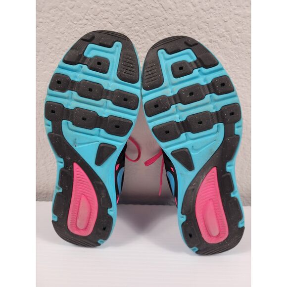 Nike Dual Fusionlite Black Pink Neon Running Shoes 599560-004 Women’s Size 8 - Picture 8 of 9